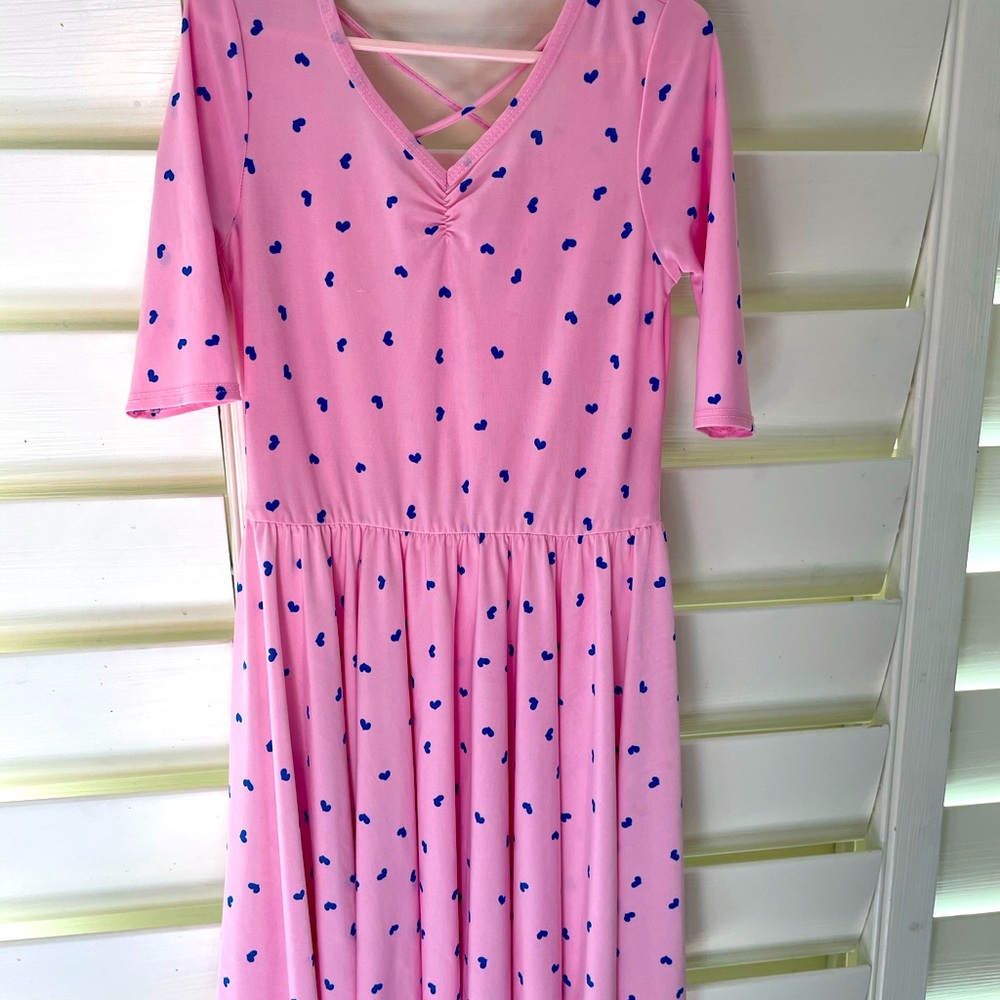 Dot dot smile pink ballerina dress size 7